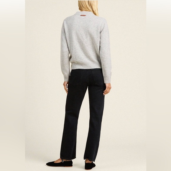 TROVATA Oksana Sweater Grey 100% Cashmere - Picture 4 of 14